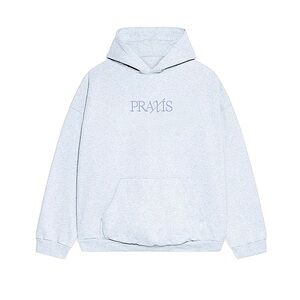 Praxis - French Loopback Terry Hoodie Smoke Blue - Medium - Sold Out